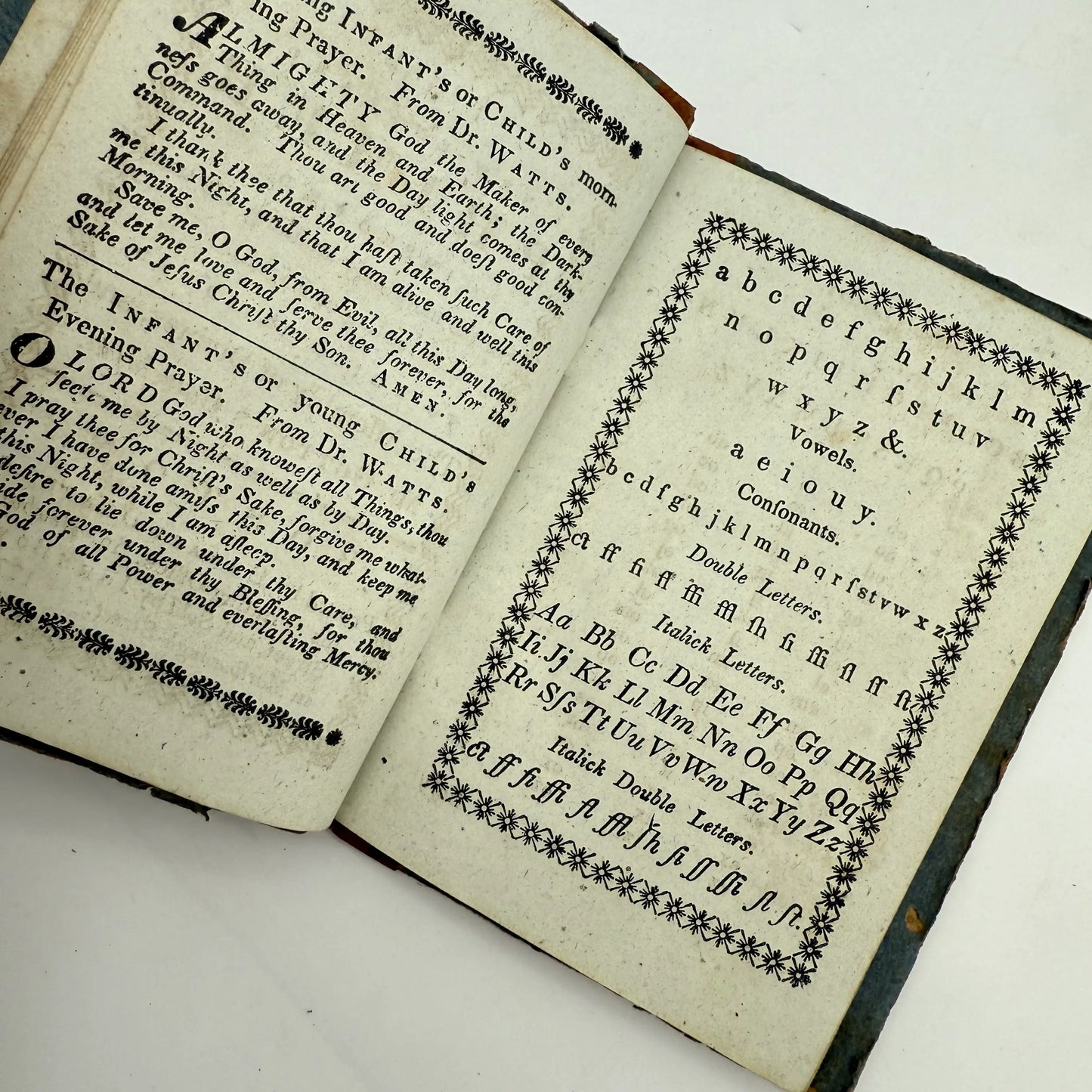 "New England Primer Improved" — 1849 printing of an 1844 reprint of a 1691 book