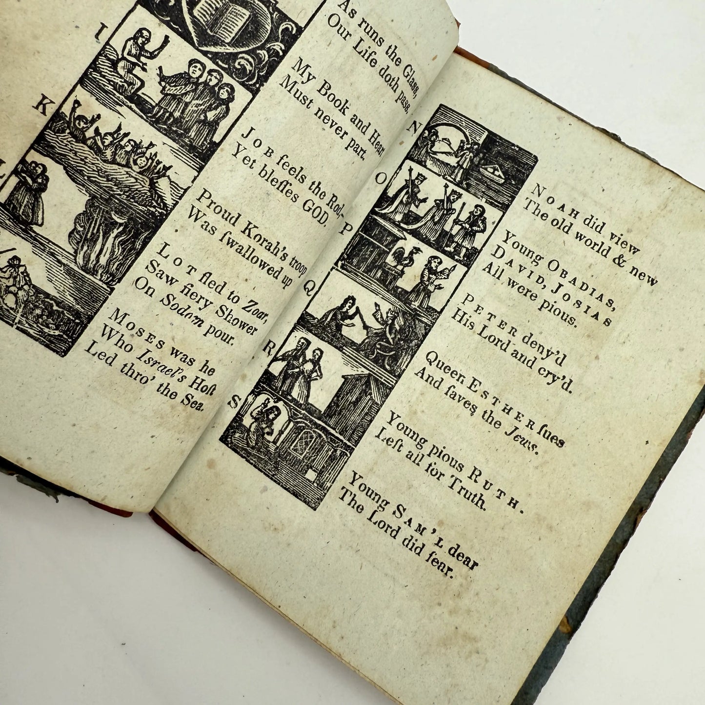 "New England Primer Improved" — 1849 printing of an 1844 reprint of a 1691 book