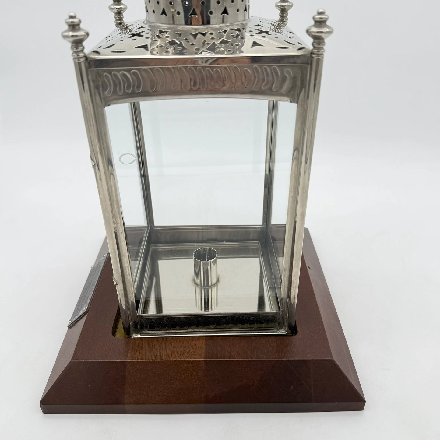 Close-up photo of "The Original Bicentennial Paul Revere ~ North Church Lantern — Numbered — Authorized by the Concord Antiquarian Society" from The History List Store.