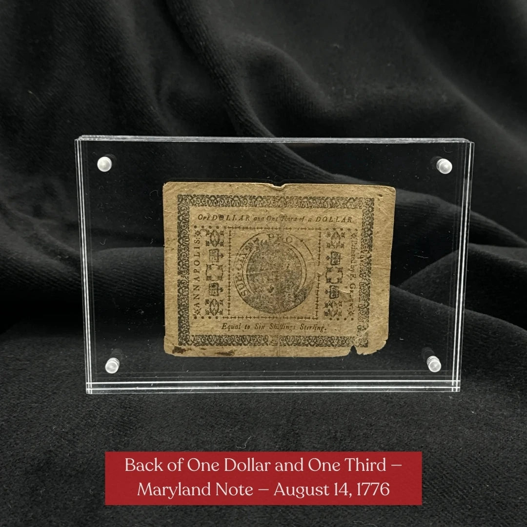 Colonial Currency from 1774 to 1786—Including one signed by a signer of the Declaration