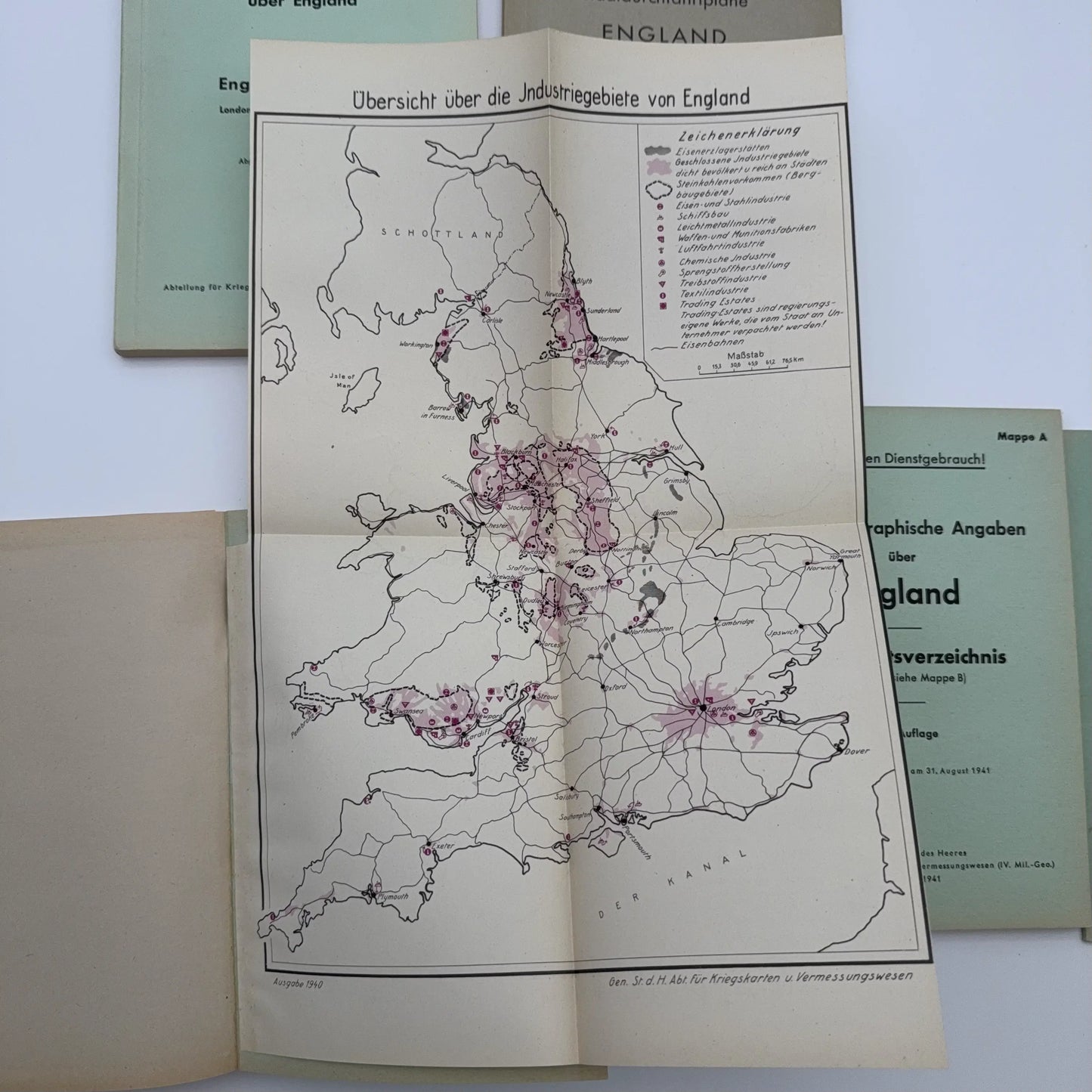 Operation Sea Lion | Folder A: Military geographic information about England