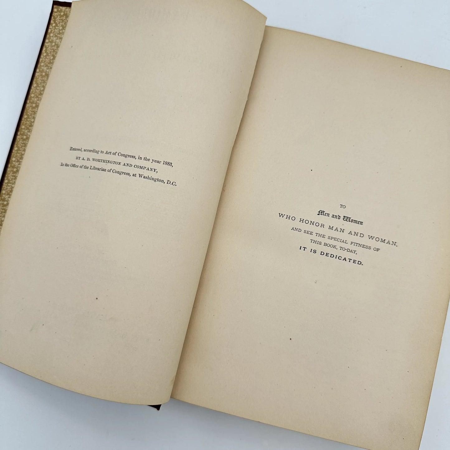 1883 "Our Famous Women: comprising the lives and deeds of American women" — Illustrated book