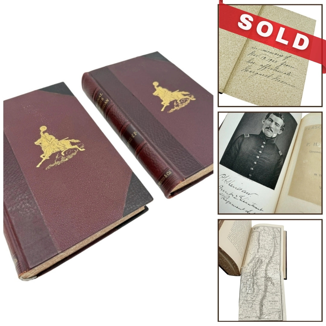 Personal Memoirs of P.H. Sheridan — Two volumes — 1888
