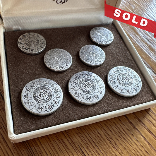 Sterling button set with linked states design