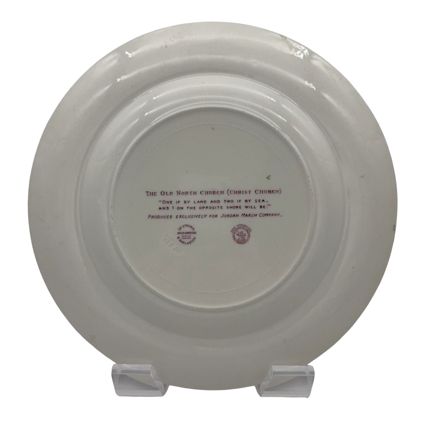 Wedgwood "Old North Church" Plate