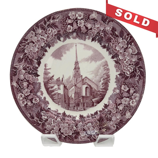 Wedgwood "Old North Church" Plate