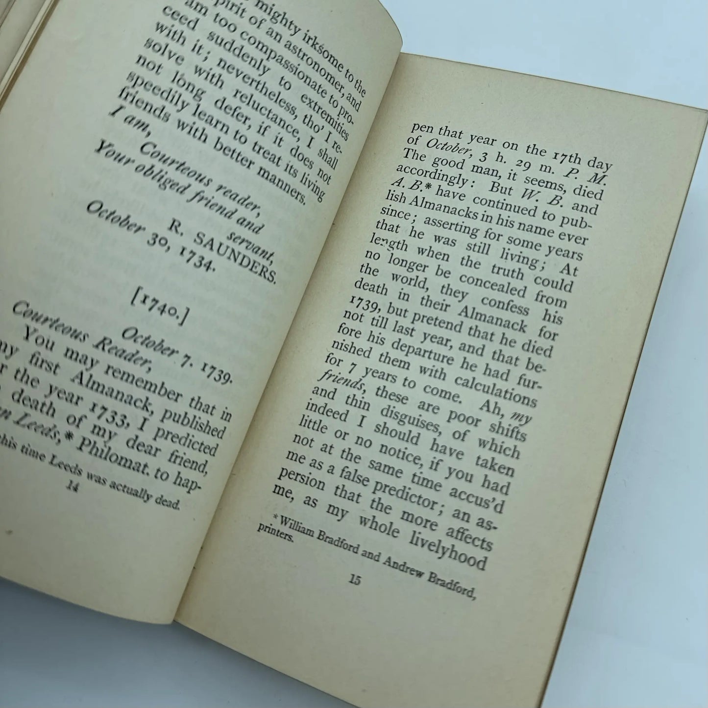"Poor Richard's Almanack" — Reduced size version printed in 1898 by The Century Co.