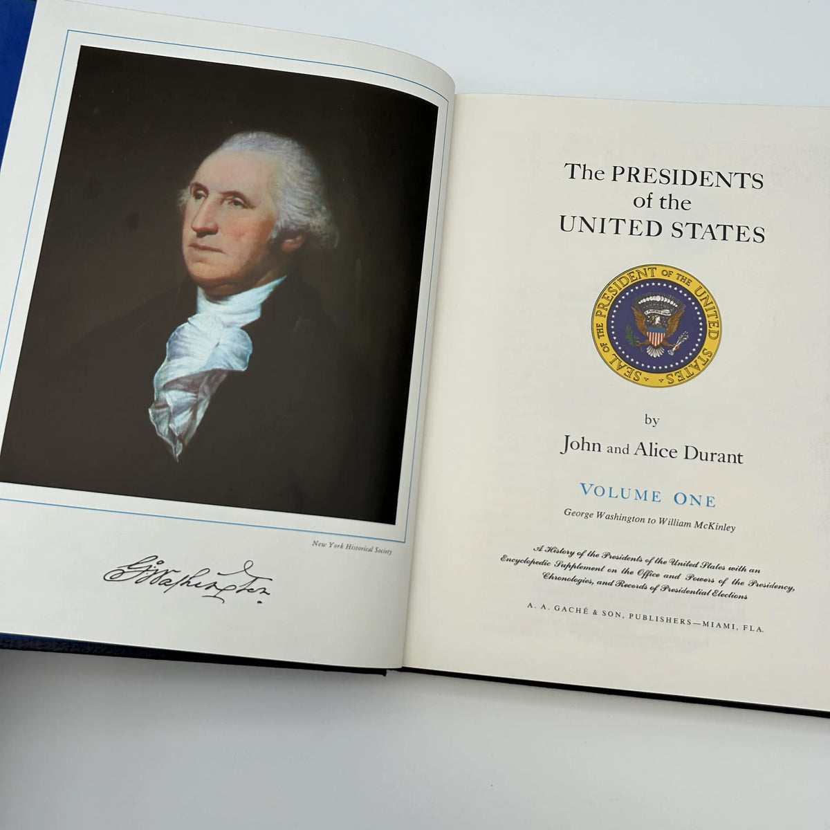 "The Presidents of the United States" by John and Alice Durrant — Two volume set