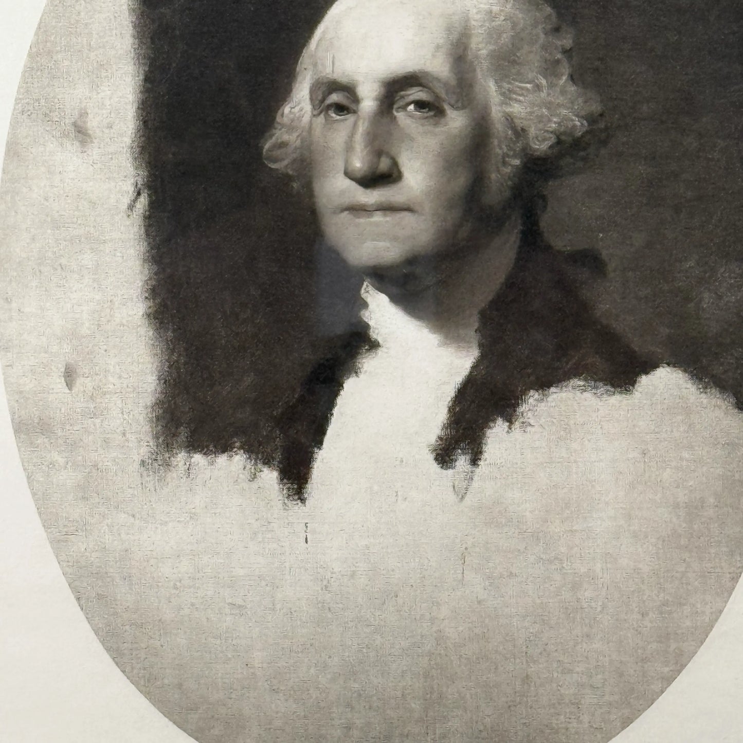 Print of Gilbert Stuart's George Washington — In a gold frame