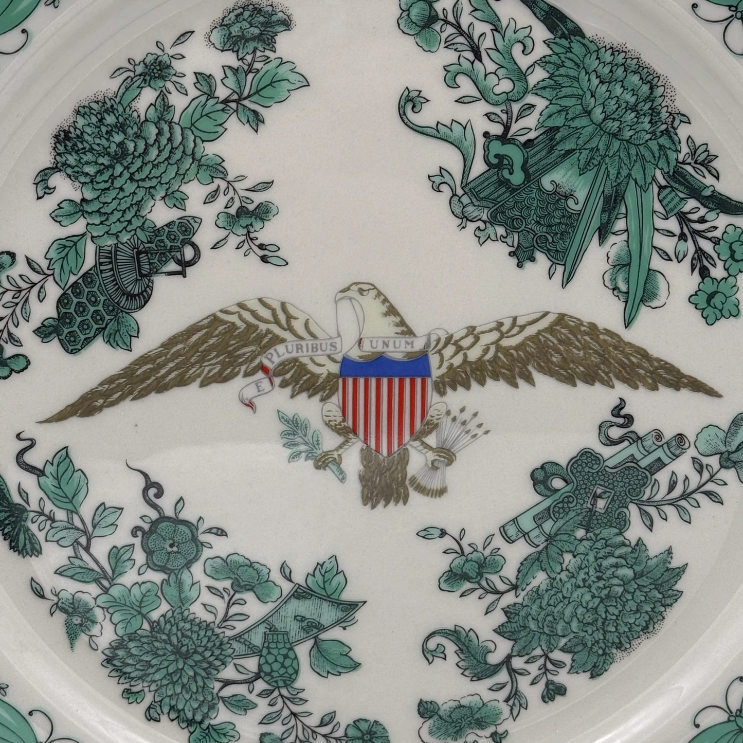 Reagan-Bush Inauguration "Candlelight Dinner" Plate — January 18, 1981