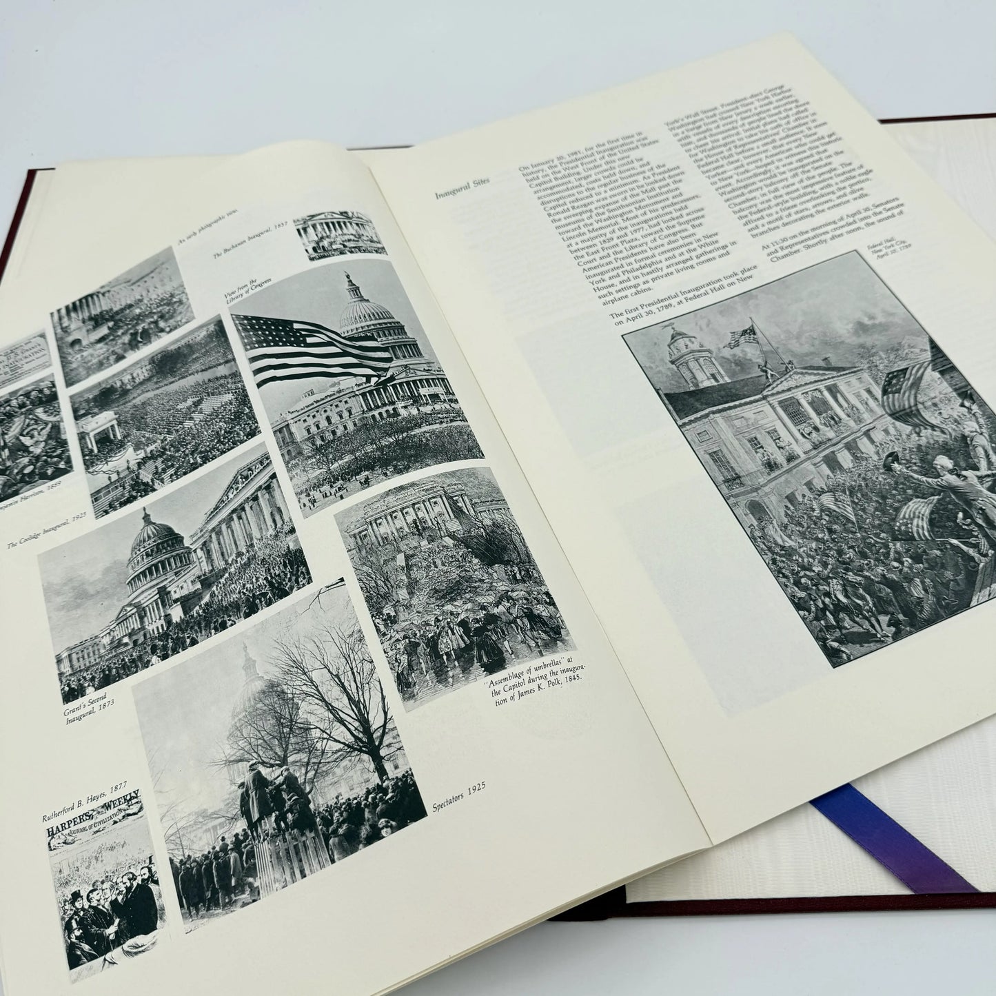 1981 Presidential Inauguration Luncheon Folio with Address of Ronald Reagan — Owned by the White House Curator