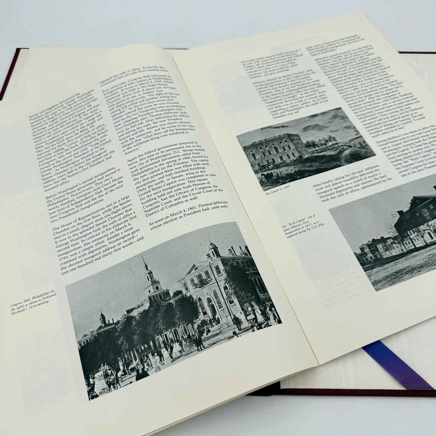 1981 Presidential Inauguration Luncheon Folio with Address of Ronald Reagan — Owned by the White House Curator