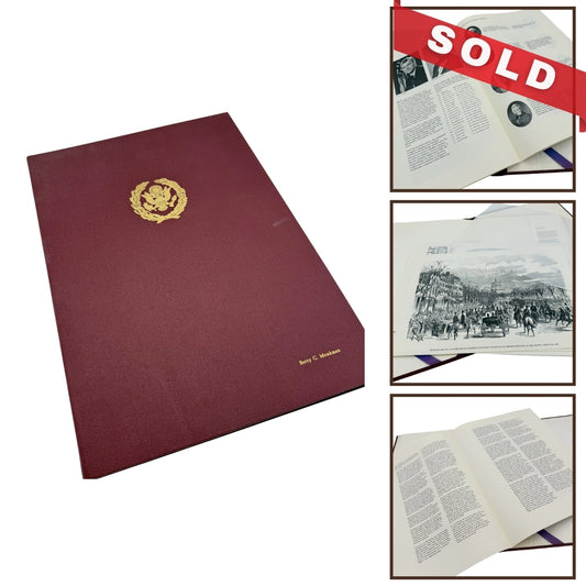 1981 Presidential Inauguration Luncheon Folio with Address of Ronald Reagan — Owned by the White House Curator