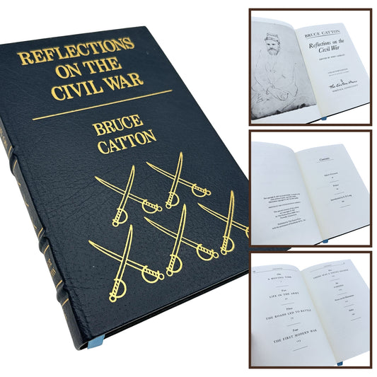 "Reflections on the Civil War" — Bruce Catton — Leather-bound, gilt-edged Easton Press edition