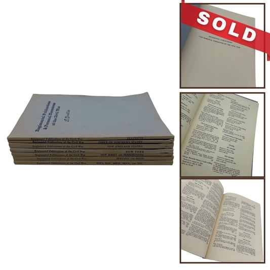 Regimental Publications and Personal Narratives of the Civil War — 7 volumes