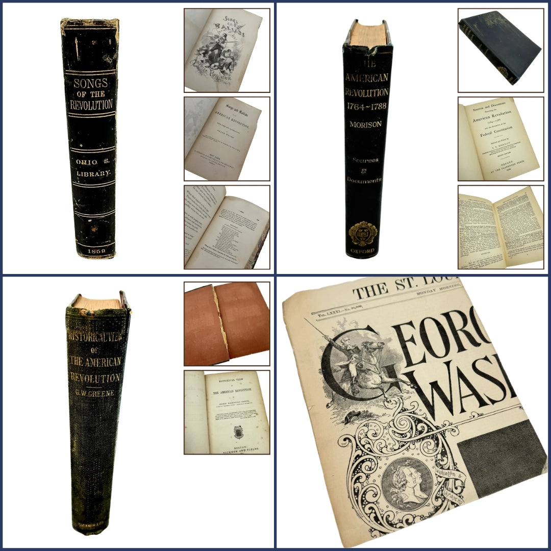 Four publications on the Revolutionary War — Published 1856 - 1923