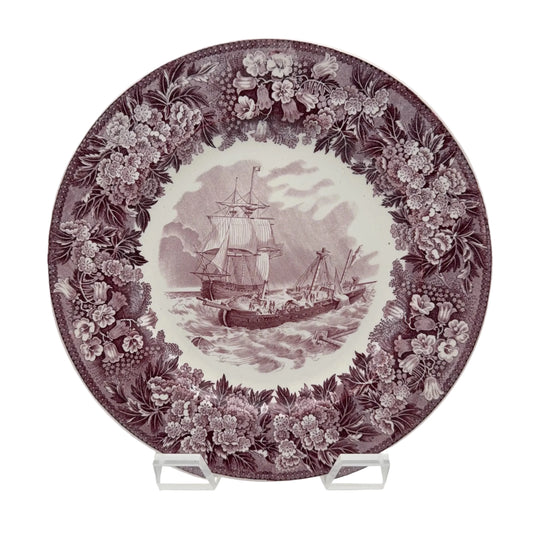 "The Action Between the Constitution and the Guerriere" Wedgwood Plate