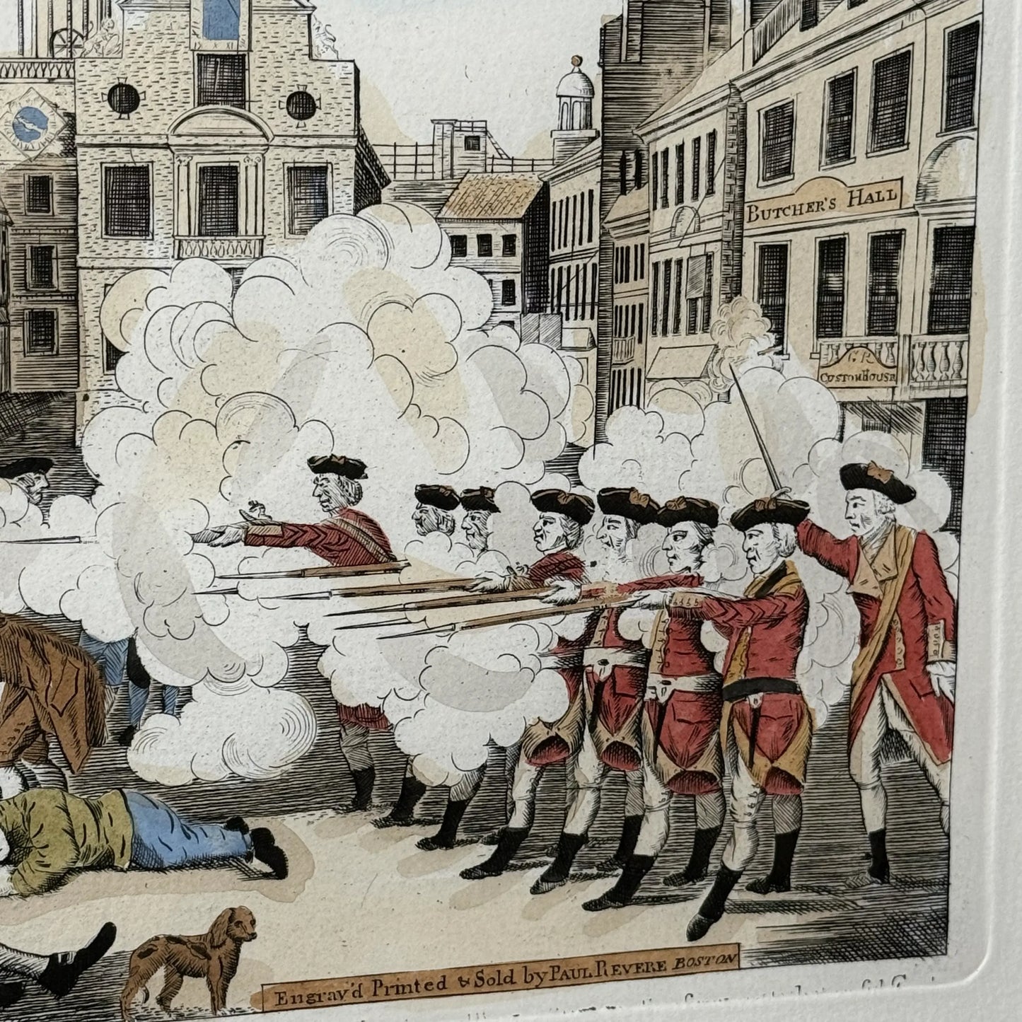 The Paul Revere Portfolio — Framed prints from the original plates — Limited edition — #35