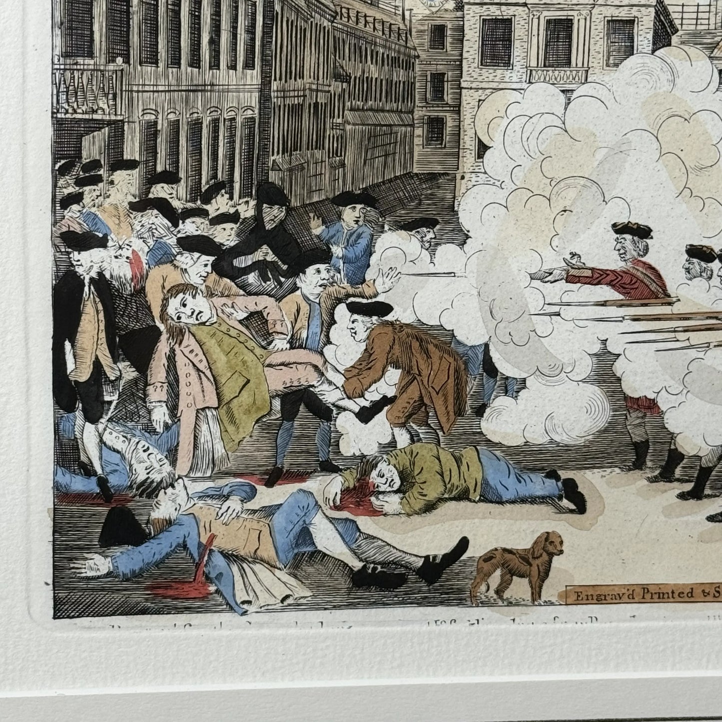 The Paul Revere Portfolio — Framed prints from the original plates — Limited edition — #35