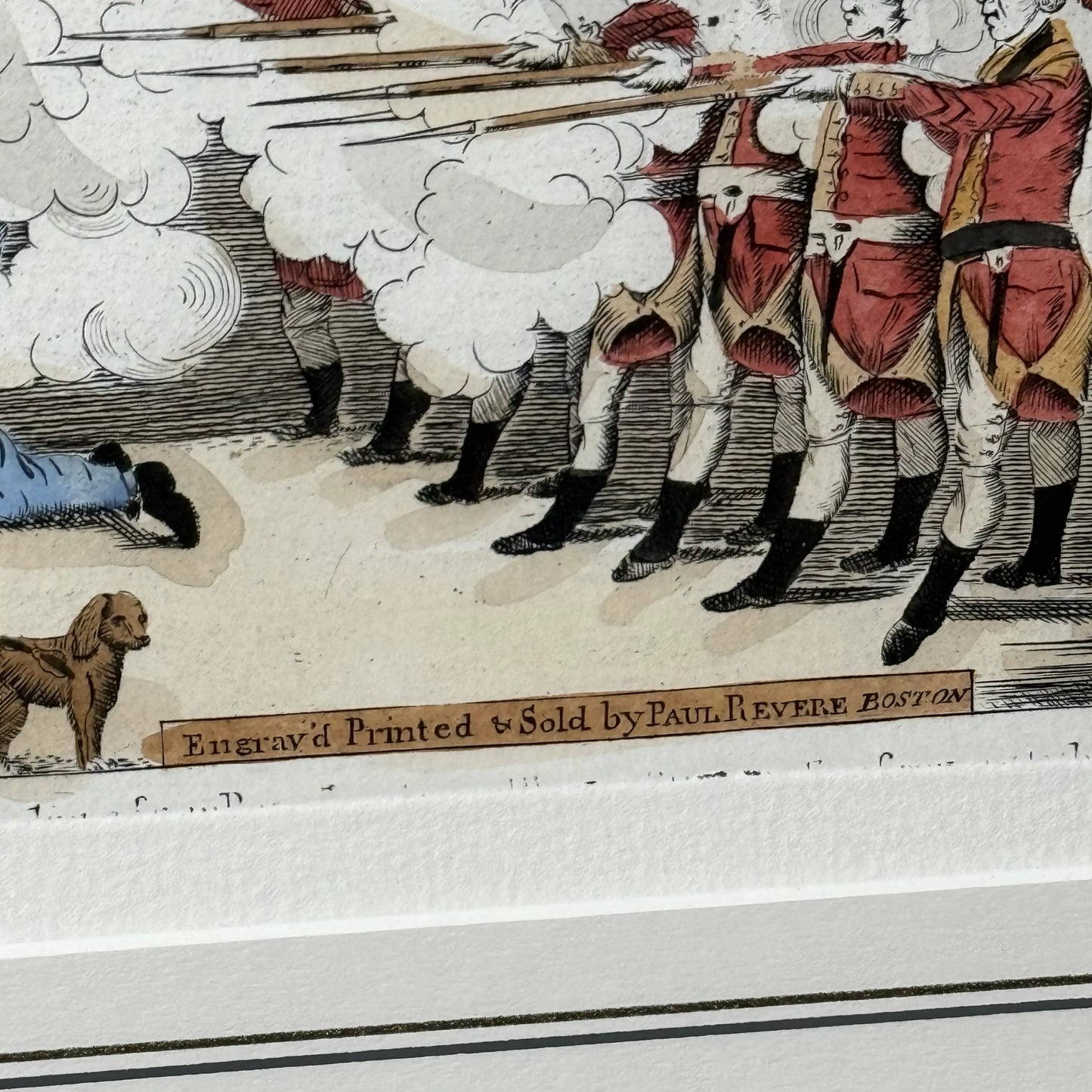 The Paul Revere Portfolio — Framed prints from the original plates — Limited edition — #35