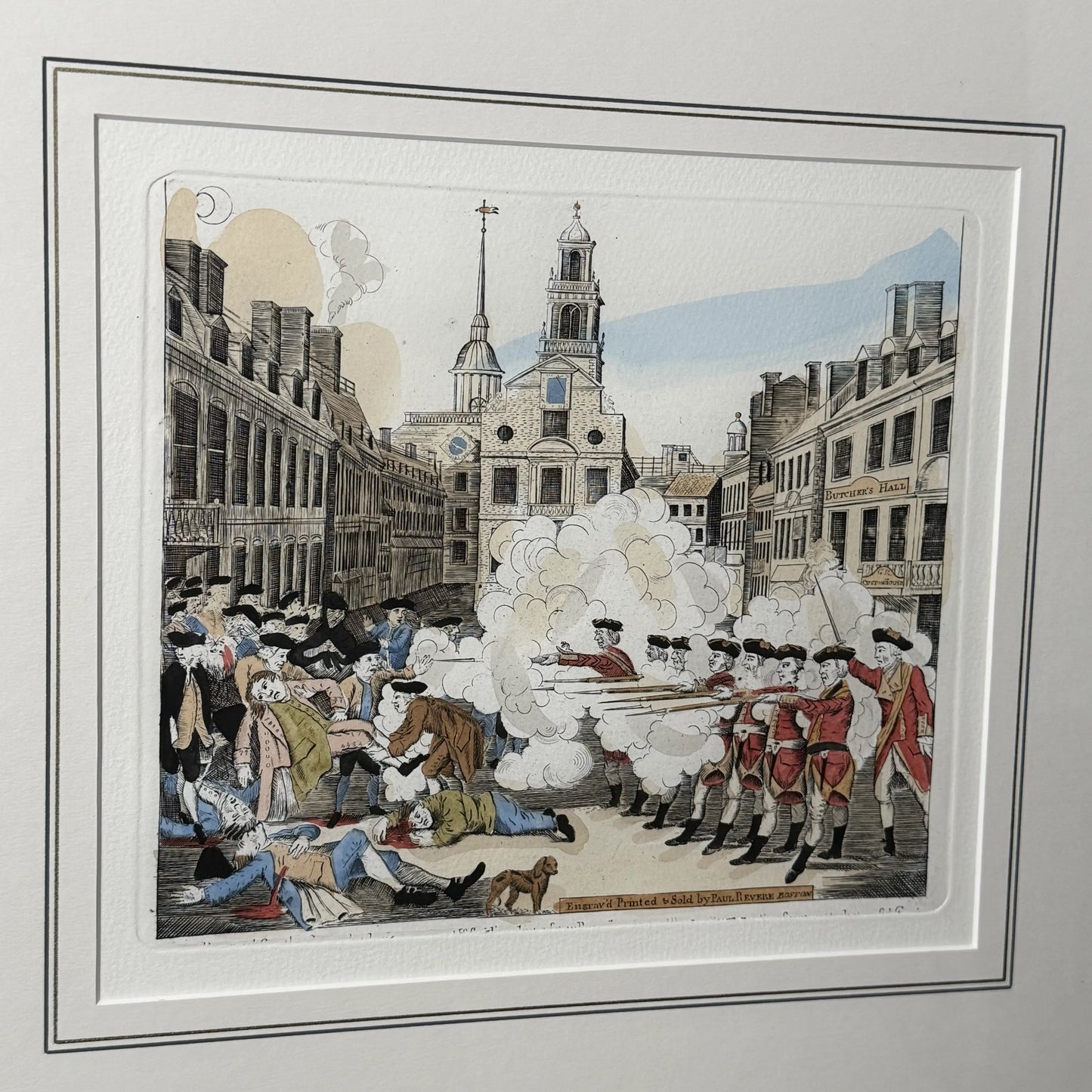 The Paul Revere Portfolio — Framed prints from the original plates — Limited edition — #35
