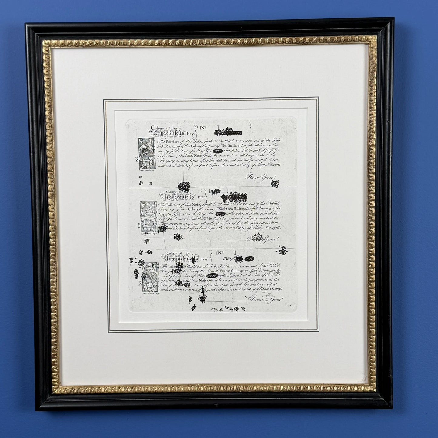 The Paul Revere Portfolio — Framed prints from the original plates — Limited edition — #35