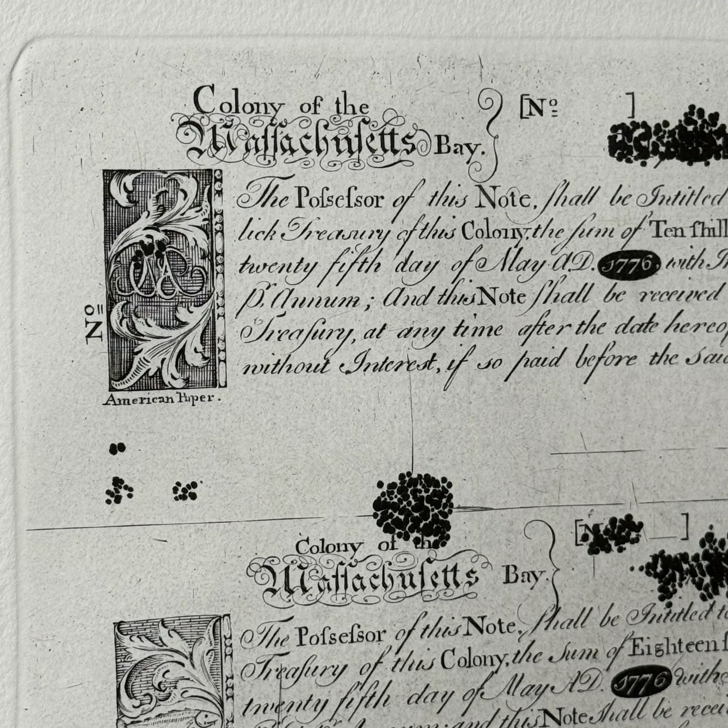 The Paul Revere Portfolio — Framed prints from the original plates — Limited edition — #35