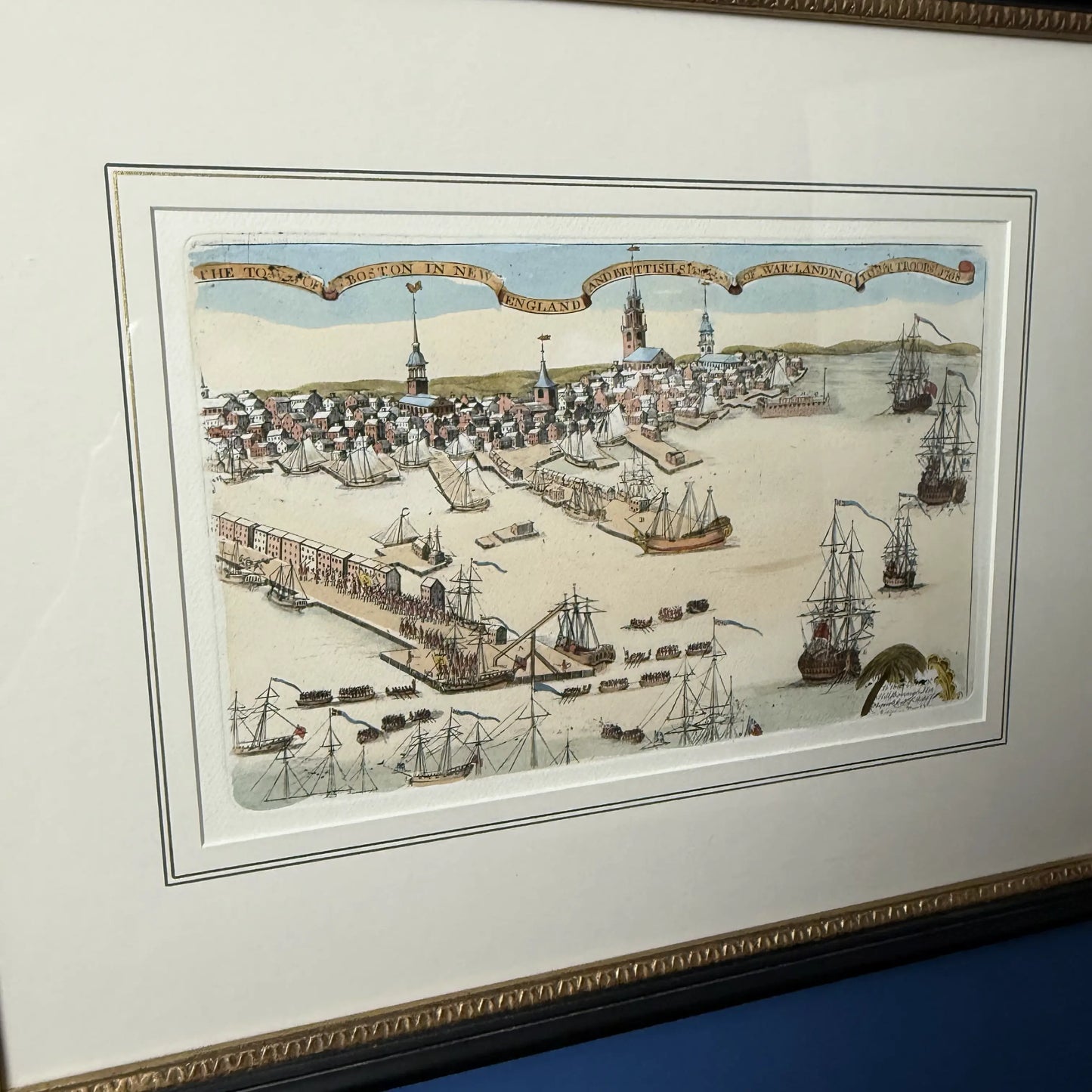 The Paul Revere Portfolio — Framed prints from the original plates — Limited edition — #35