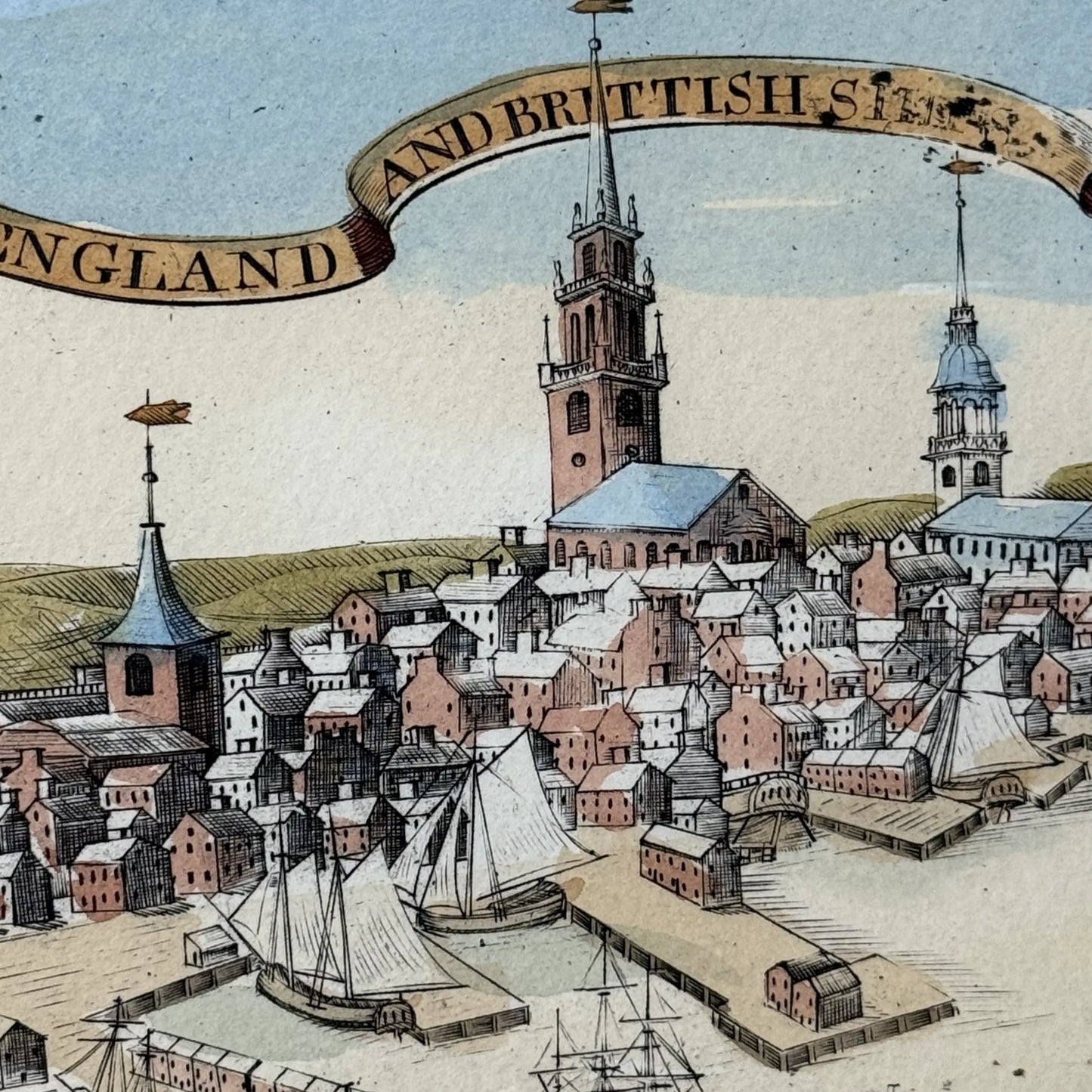 The Paul Revere Portfolio — Framed prints from the original plates — Limited edition — #35