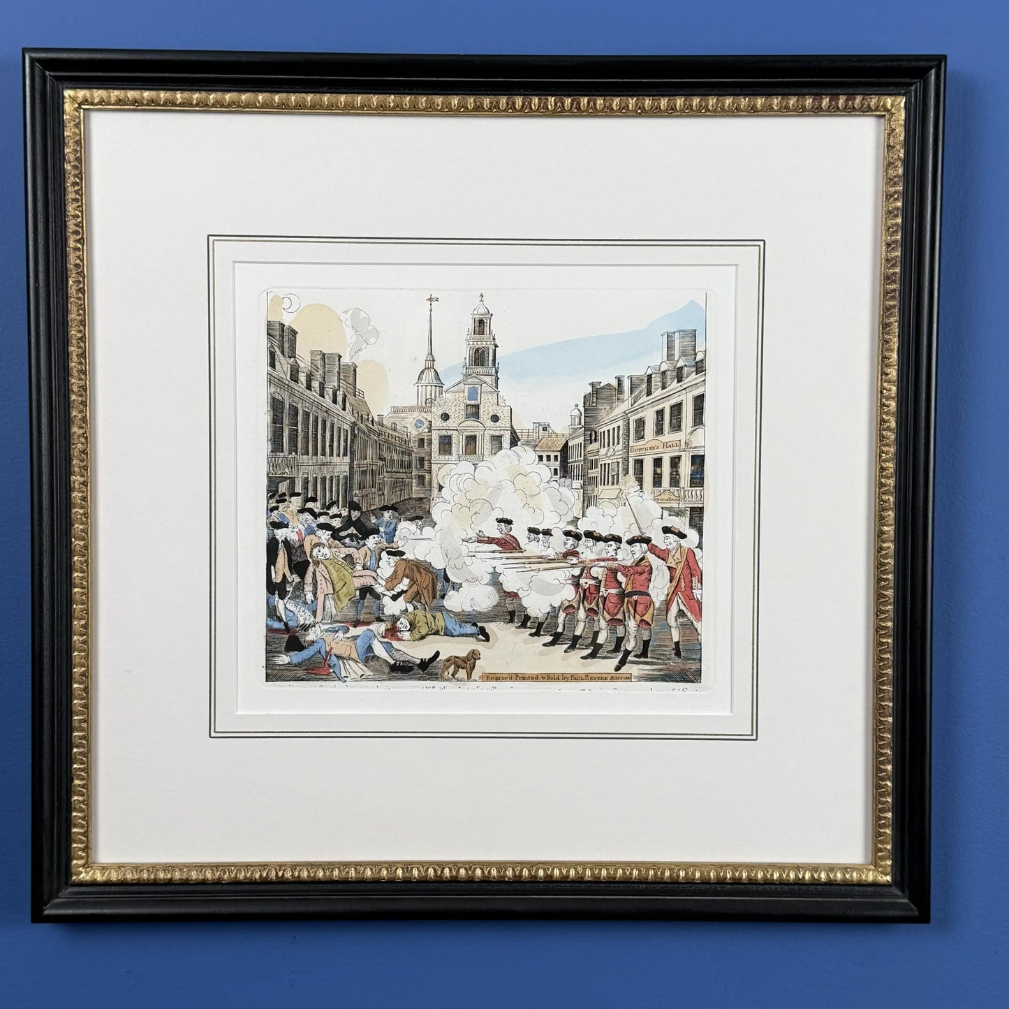 The Paul Revere Portfolio — Framed prints from the original plates — Limited edition — #35