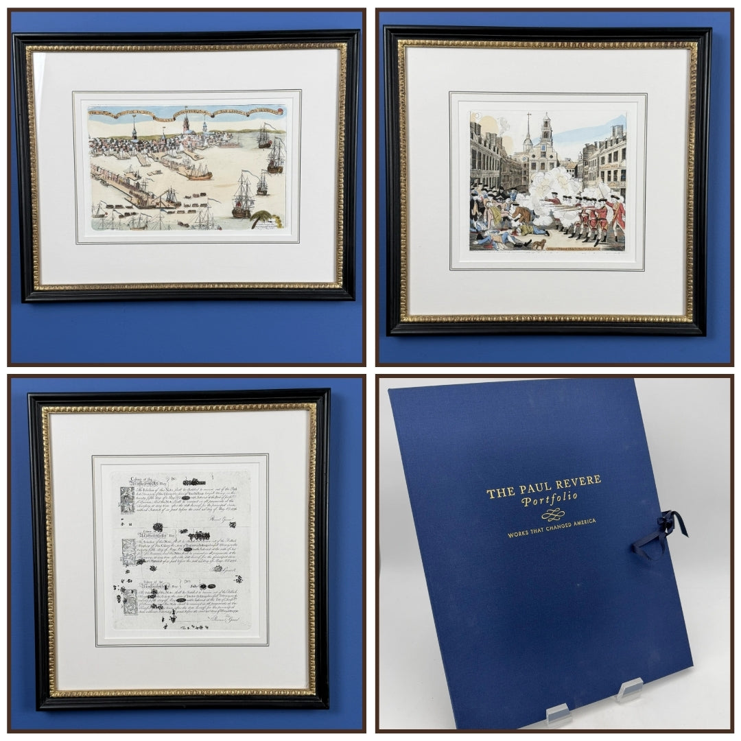 The Paul Revere Portfolio — Framed prints from the original plates — Limited edition — #35