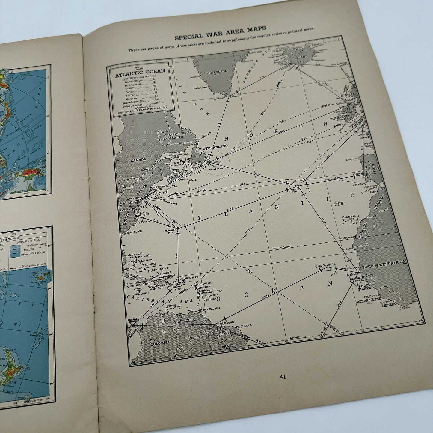 Hammond's Self-Revising World Atlas and Gazetteer—War Edition