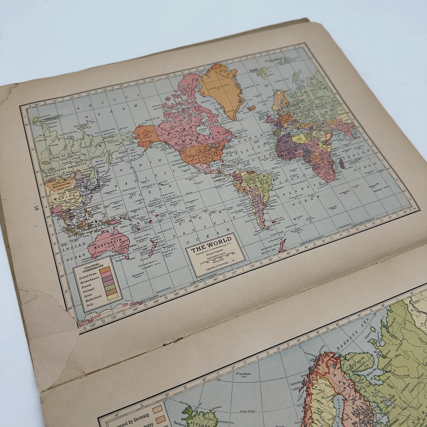 Hammond's Self-Revising World Atlas and Gazetteer—War Edition