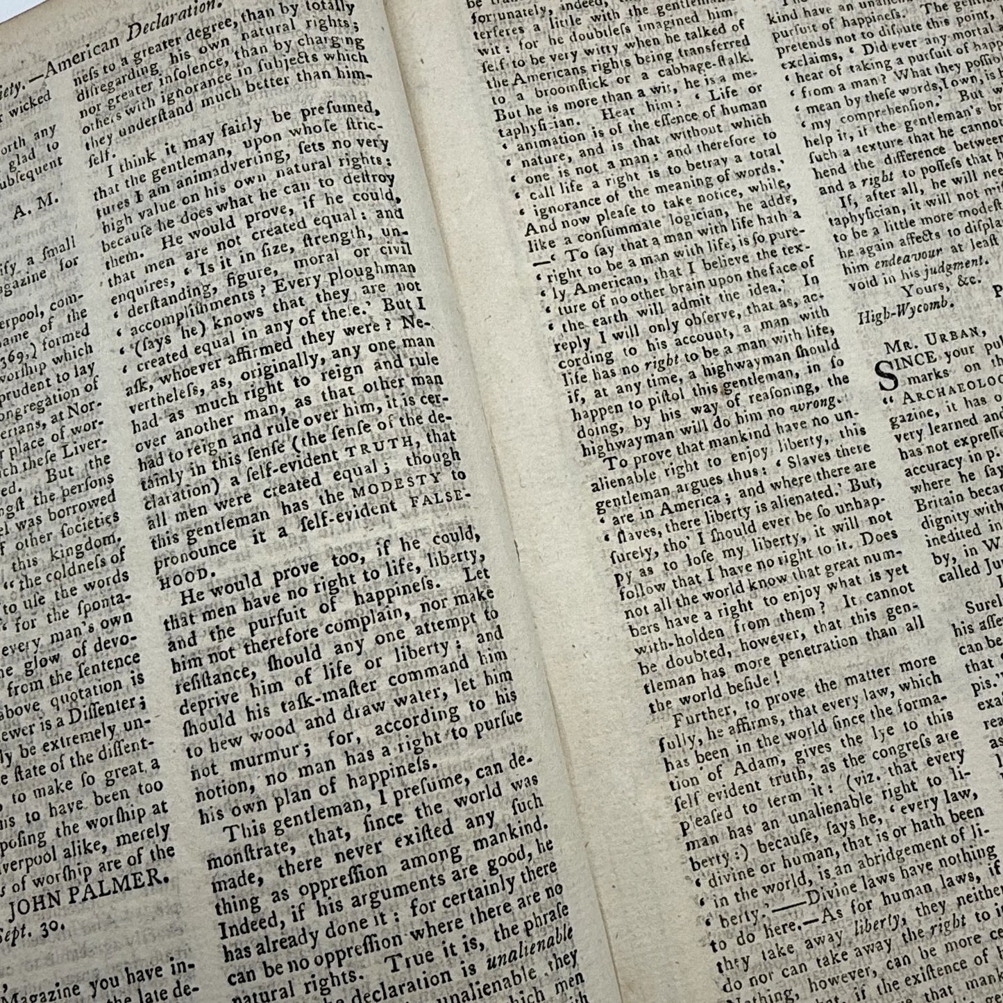 1776 Gentleman's Magazine for October and Supplement for the Year 1776, with folding map Illustrating the late Engagement in Long Island
