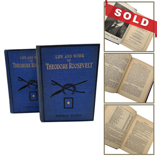 "The Life and Work of Theodore Roosevelt" by Thomas H. Russell — First edition — 1919
