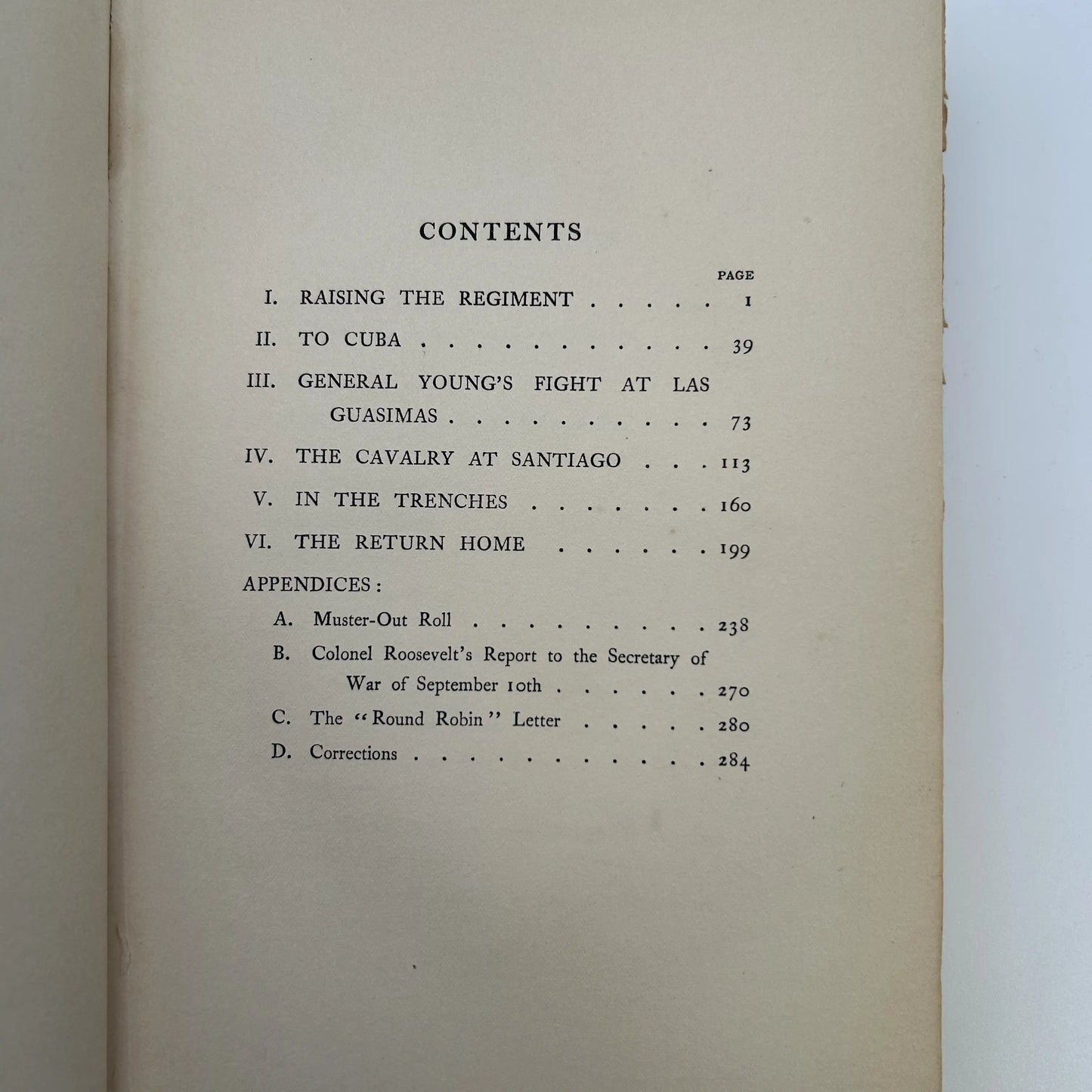 Theodore Roosevelt's "The Rough Riders"— First edition — 1899