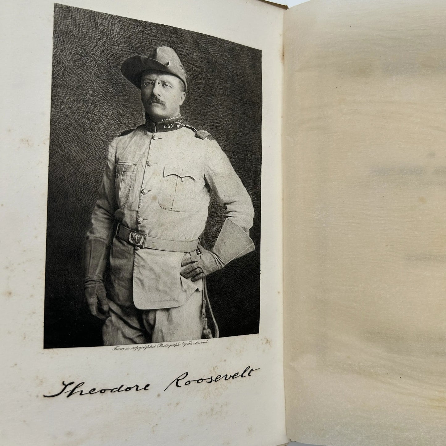 Theodore Roosevelt's "The Rough Riders"— First edition — 1899