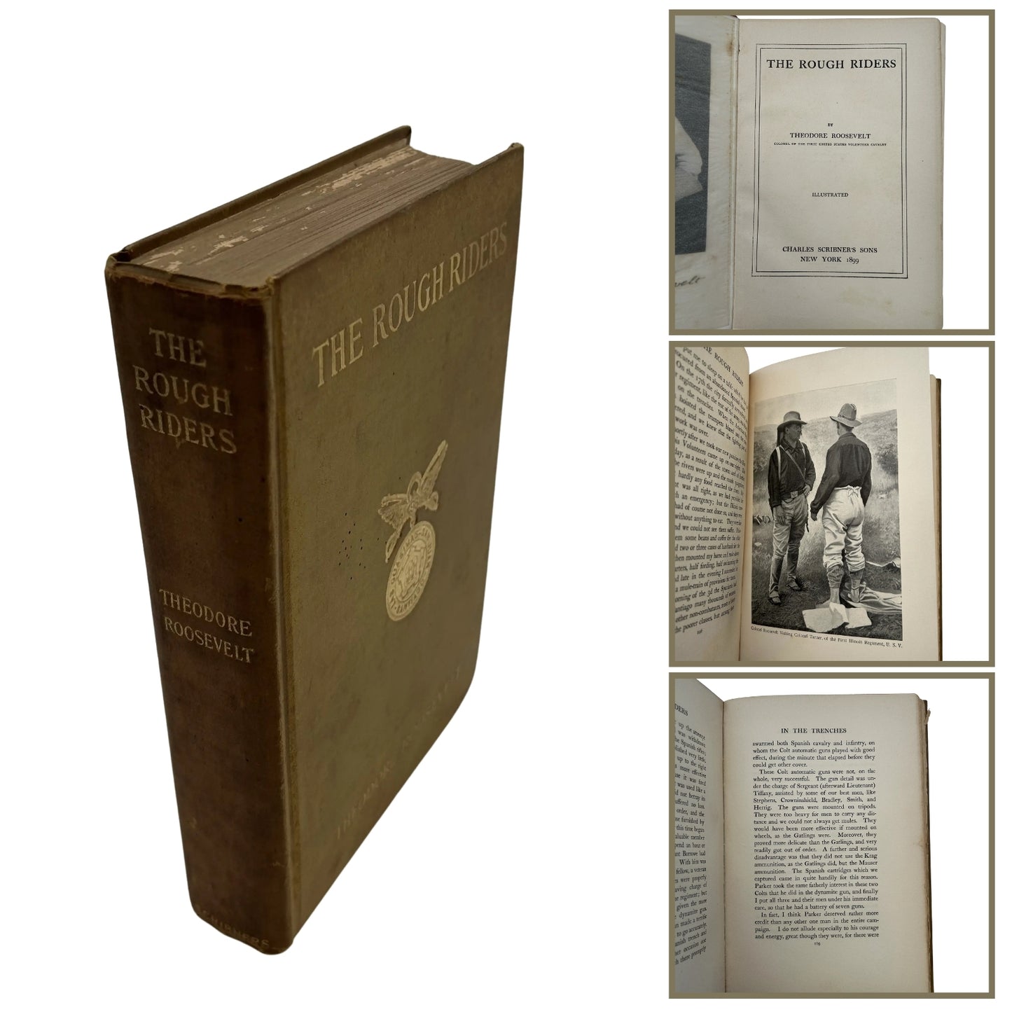 Theodore Roosevelt's "The Rough Riders"— First edition — 1899