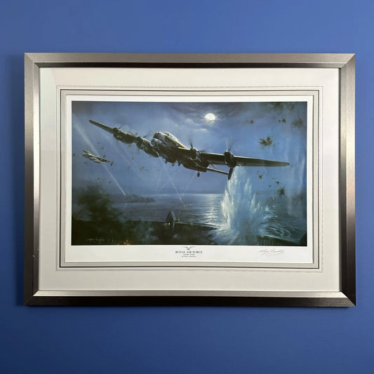 "Royal Air Force Dambusters" by Melvyn Buckley — Signed and framed, with Certificate of Authenticity