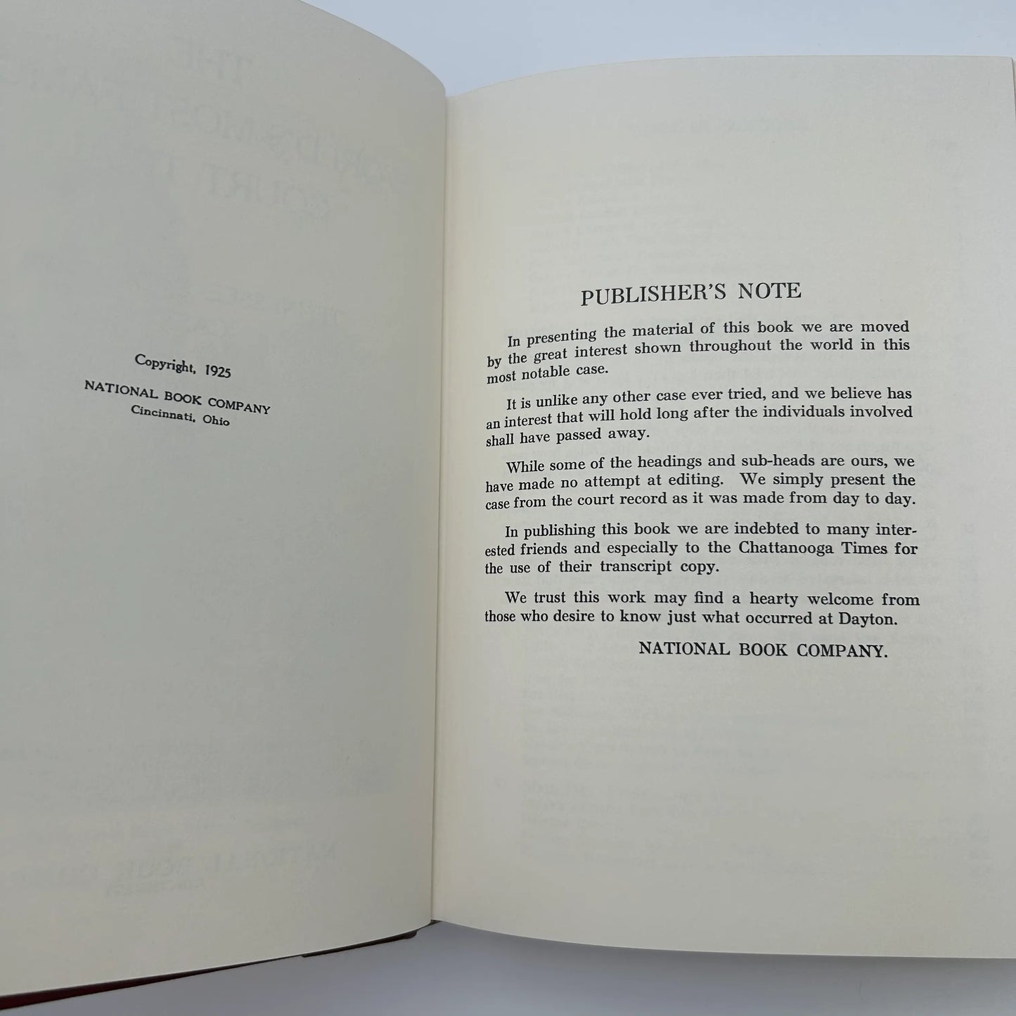 "The Scopes Trial" — The Notable Trials Library Special Edition