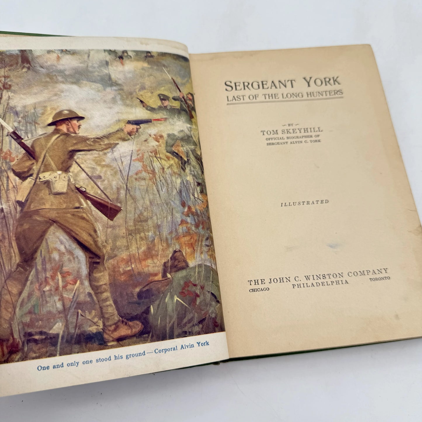 "Sergeant York — Last of the Long Hunters" by Tom Skeyhill — 1930