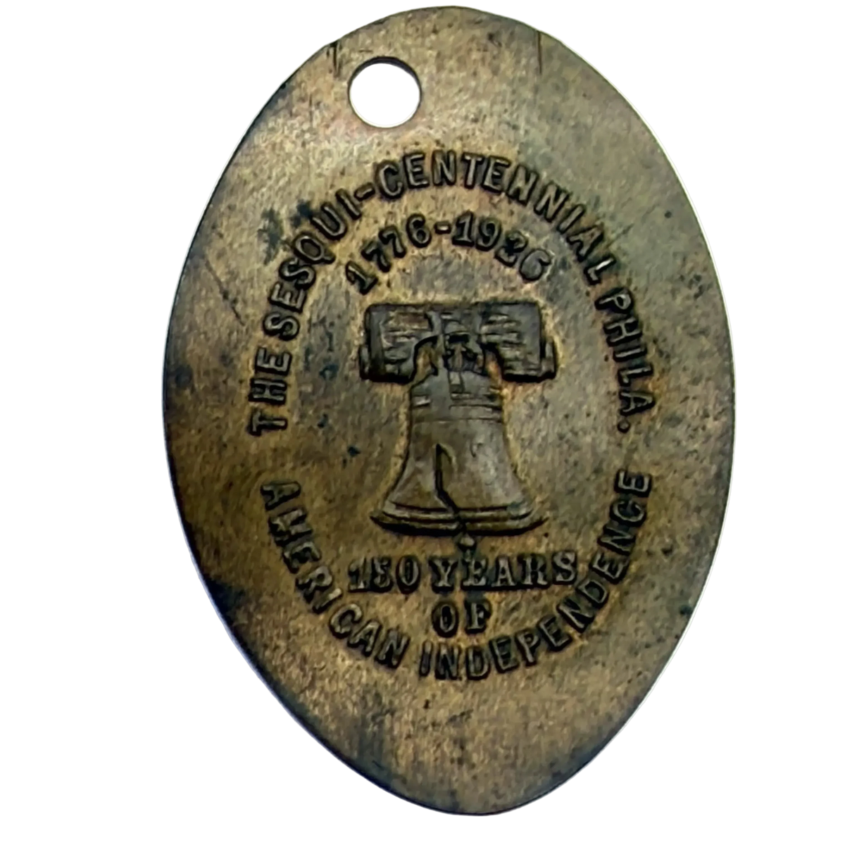 Souvenir medal and fob made for the Sesqui-Centennial International Exhibition — 1926