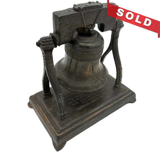 1926 Sesqui-Centennial International Exposition brass Liberty Bell bank