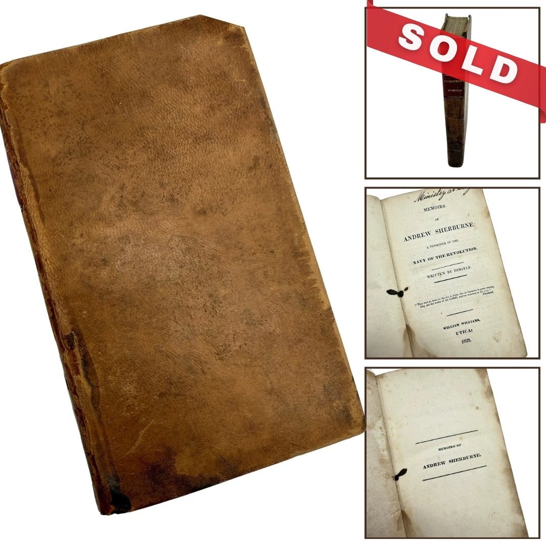 “Memoirs of Andrew Sherburne” — Revolutionary War soldier — 1828