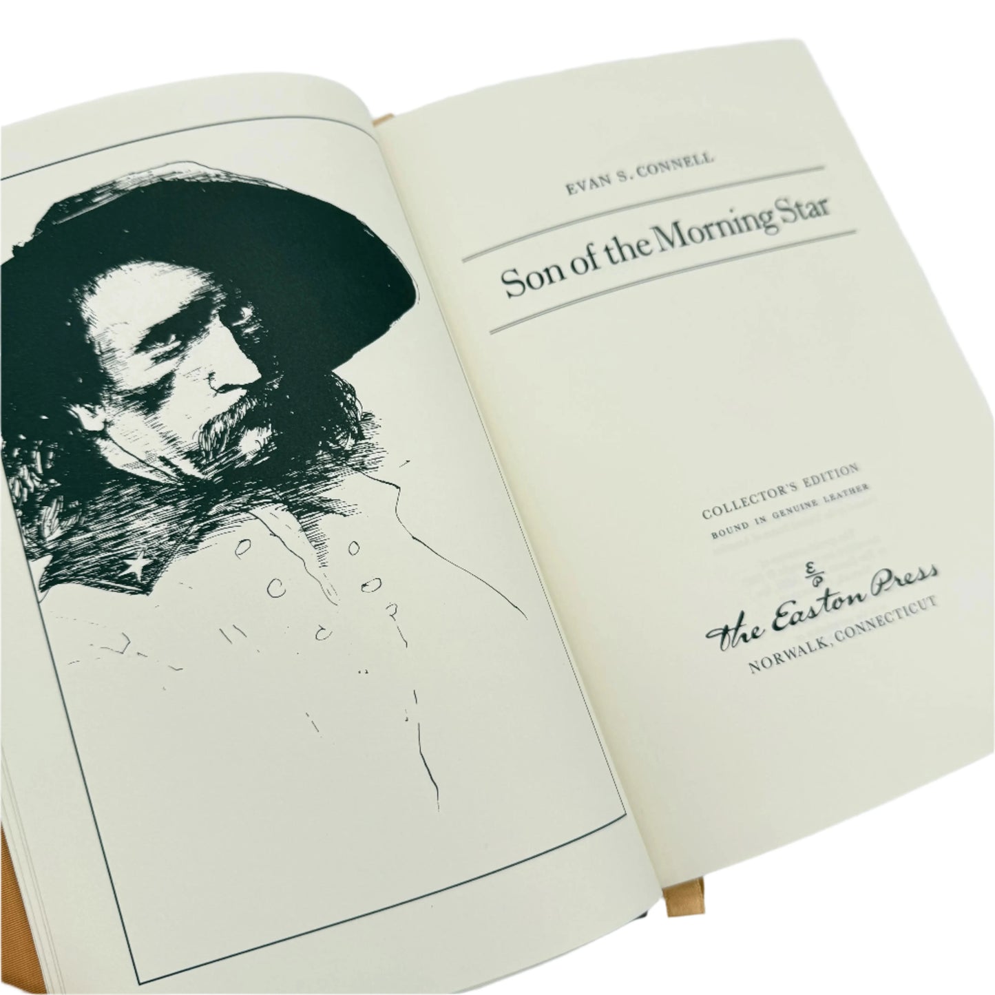 "Son of the Morning Star" — Evan S. Connell — Leather-bound, gilt-edged Easton Press edition