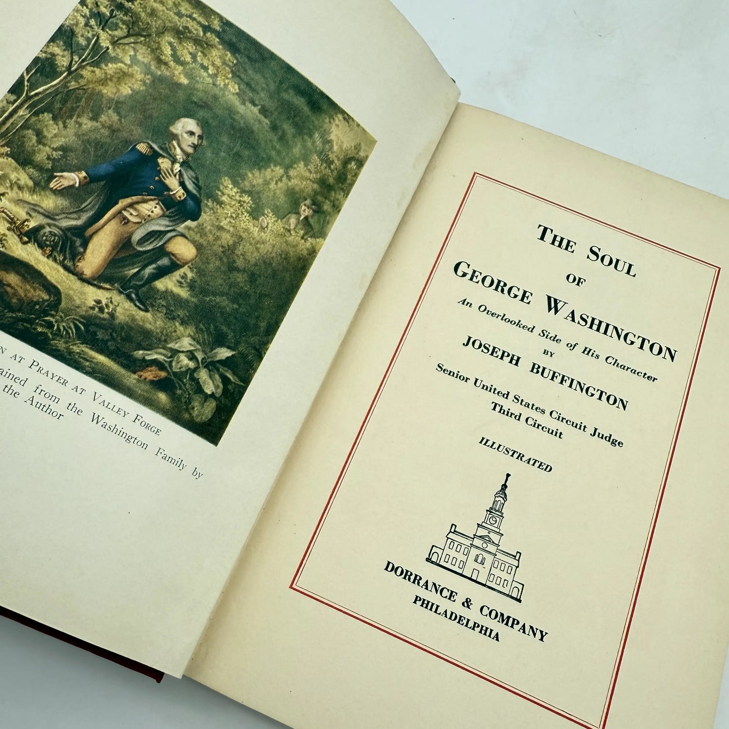 The Soul of George Washington by Joseph Buffington — 1936 — Inscribed by the author