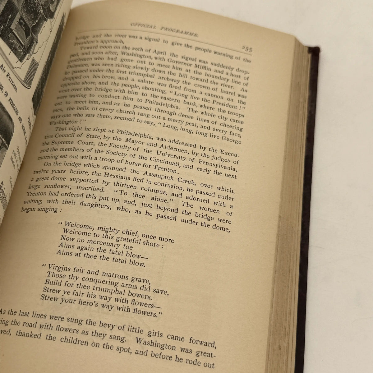 "Souvenir and Official Programme Book of the Centennial Celebration of the Inauguration of George Washington" by John Alden — 1889