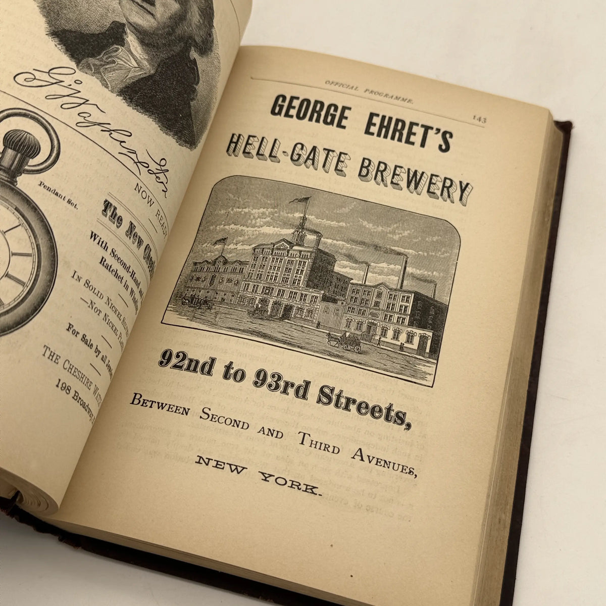 "Souvenir and Official Programme Book of the Centennial Celebration of the Inauguration of George Washington" by John Alden — 1889