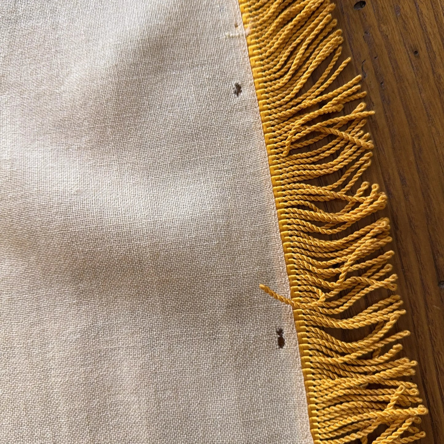 St. George's Cross display flag with gold trim — Wool — Made by Annin