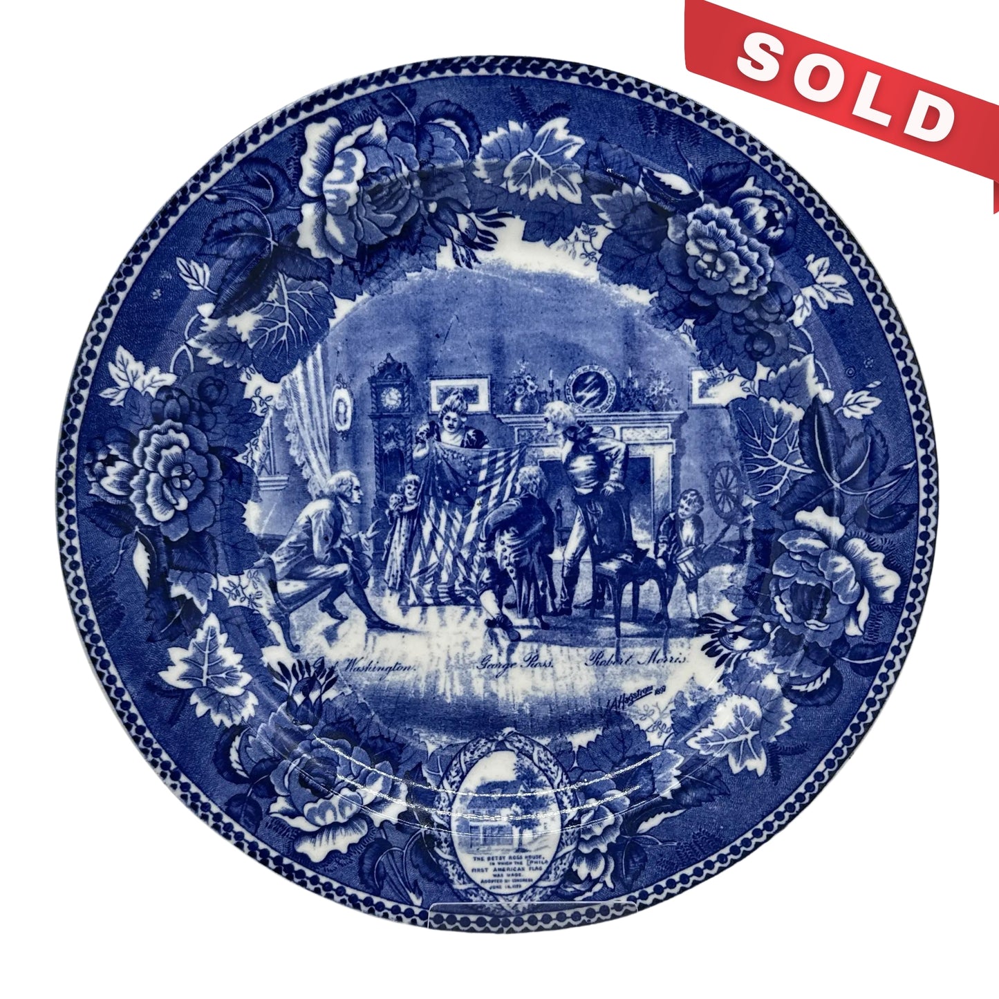 Historical plates from Staffordshire and Wedgwood